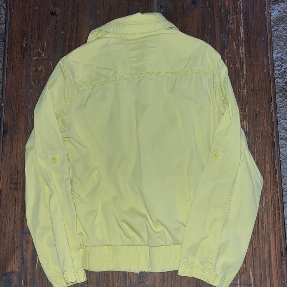 Sonoma lightweight yellow jacket full zip Size M - Picture 2 of 2
